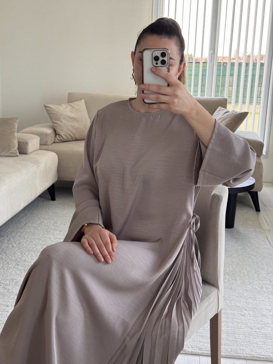 Robe plissée