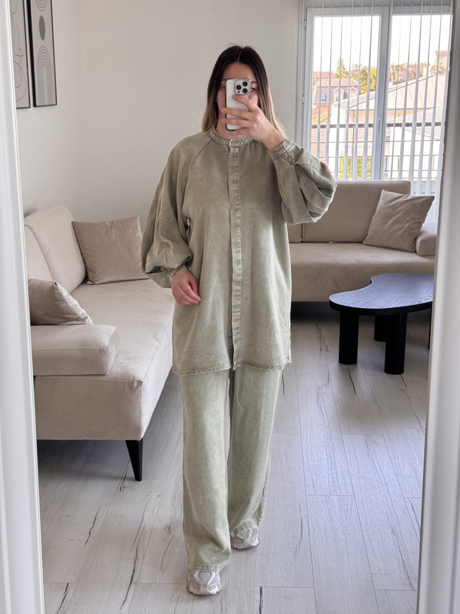 Ensemble décontracté denim