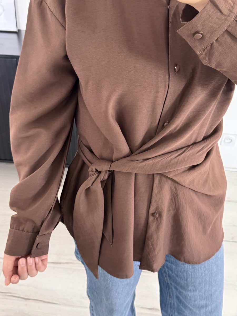 Chemise marron – Image 2