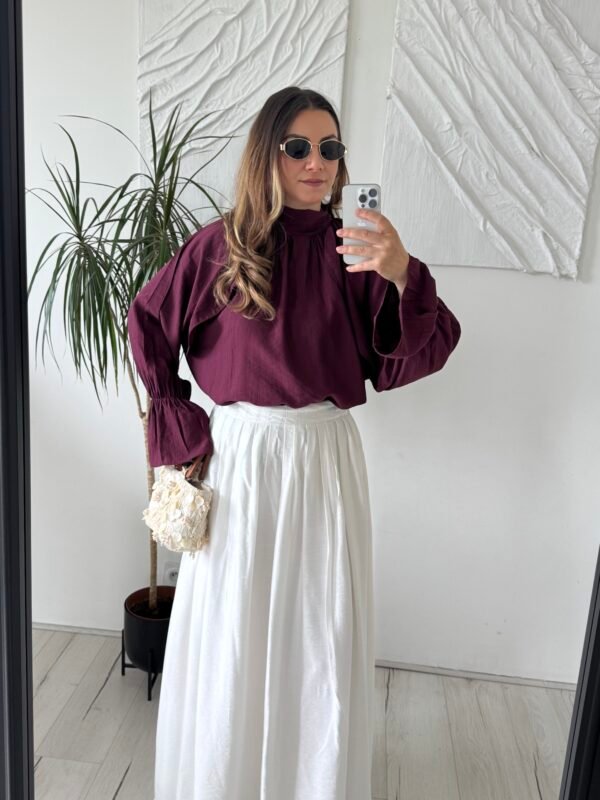 Haut volante prune