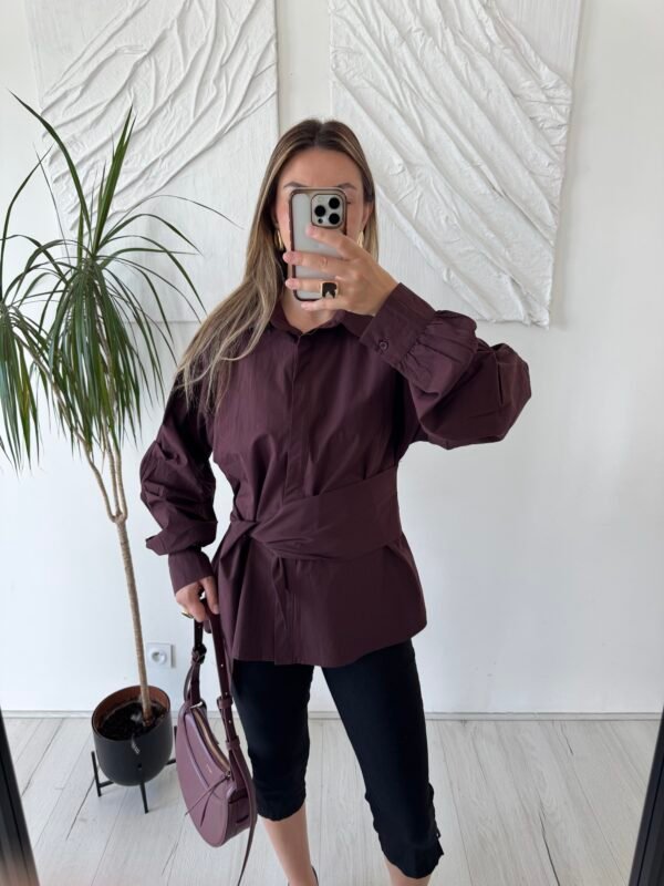 Chemise Iris prune
