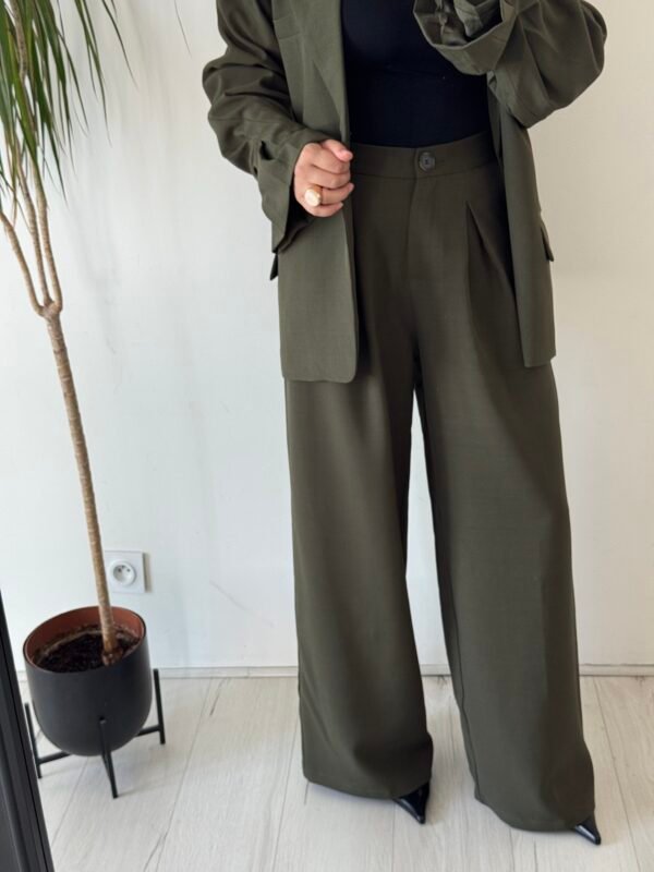 Pantalon ample kaki