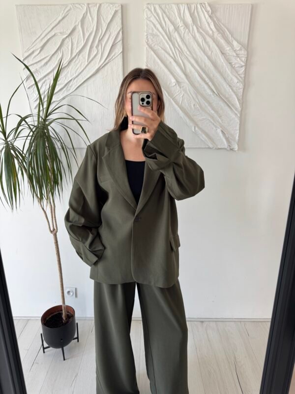 Blazer oversize kaki
