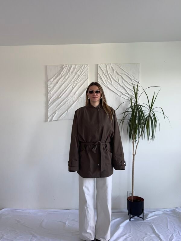 Veste/Trench taupe